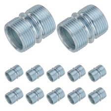  20 connettori per scaffalature: connettori per pali a doppia filettatura 25