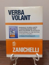 GUALTIERO SCHIAFFINO - VERBA VOLANT [ZANICHELLI 1990 ]