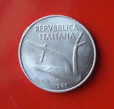 10 LIRE 1967 ERRORE - PIZZICATURA TONDA AL DRITTO [U353]