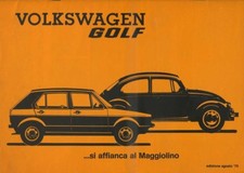 BROCHURE DEPLIANT PROSPEKT VOLKSWAGEN GOLF 1976 (H1)
