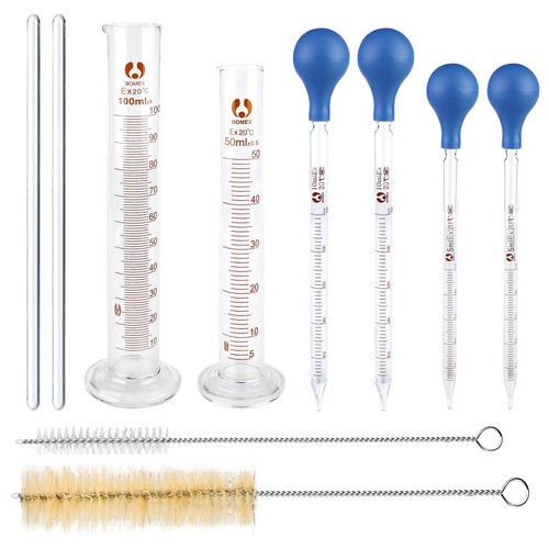 Set vetro pipette cilindro - di,