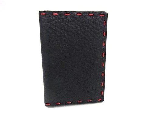 Fendi selleria leather card - fendi,