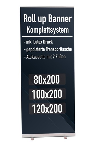 Banner roll incl stampa - banner, up