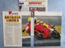 MOTOSPRINT994-PROVA / TEST-1994- DUCATI 600 SS - PROVA NOVITA' - 3 fogli