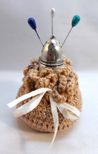 PUNTASPILLI ARGENTO UNCINETTO