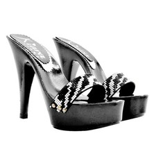 Zoccoli scarpe neri fascia