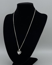 Collana ciondolo cuore argento