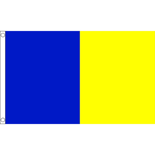 Bandiera blu giallo - bandiera, e