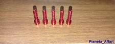 VITI IN ERGAL TESTA CILINDRICA M5X20 “ROSSE” 5 PEZZI