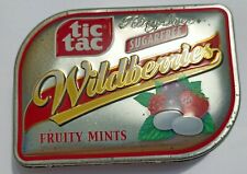 Scatola di Latta TIC TAC sugarfree Wildberries Fruity Drops vintage Collezione