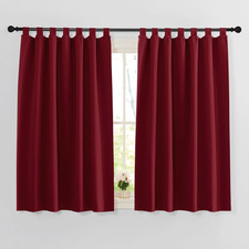 Tende Natalizie per Casa Corte Con Passanti Decorazione Cameretta Bambini Tenda 