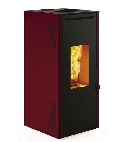 Stufa pellet ventilata e - stufa, a