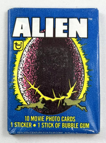Alien topps trading - alien, (1979)