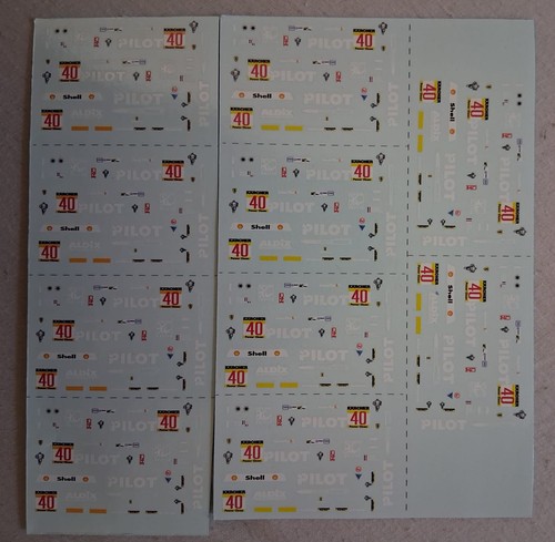 Decals ferrari f40 - decals, ferté