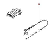 RENAULT R4/5 CAVO COMANDI