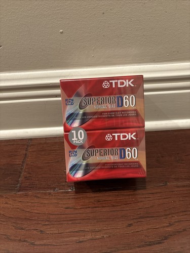 Tdk d60 nastri audiocassette - tdk,