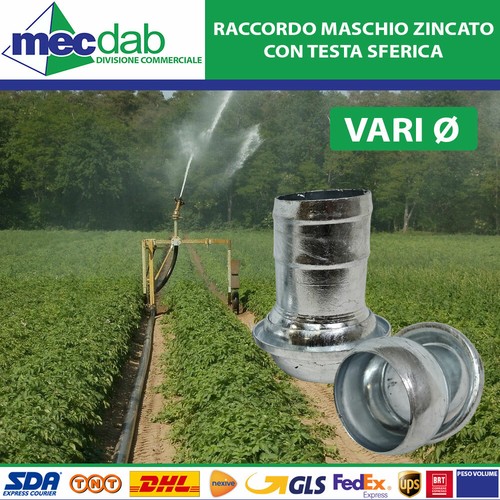 Raccordo acciaio zincato - raccordo, in