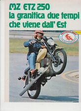 advertising TEST MOTO MZ ETZ 250 1982 MOTOTEDESCHE  MOTOSPORT EPOCA