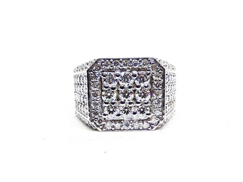 Uomo moissanite fede - da,