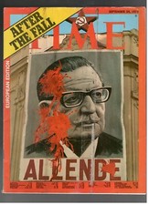 SALVADOR ALLENDE CILE RARO magazine TIME September 24, 1973 AFTER THE FALL