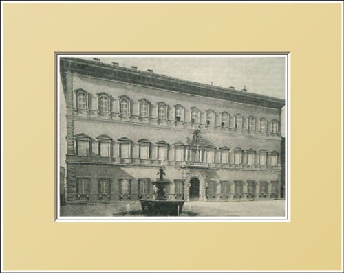 Roma palazzo farnese - roma., lazio