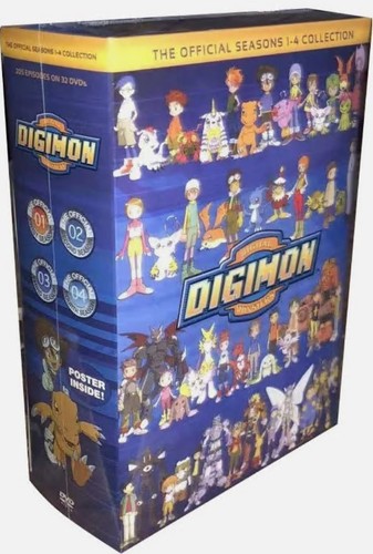 Digimon seasons dvd - seasons, 1-4