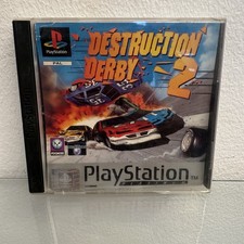 DESTRUCTION DERBY 2  SONY PS1 PLAYSTATION 1 FUNZIONANTE TESTATO