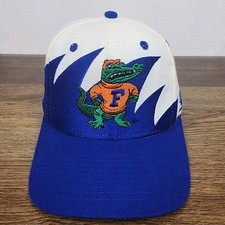 Cappello vintage anni 90 Florida Gators denti di squalo logo snapback lana atletica acrilico NCAA
