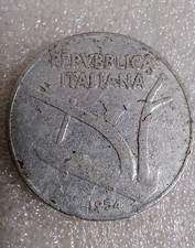 Moneta da 10 Lire Del 1954