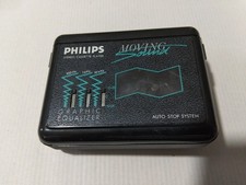 WALKMAN STEREO CASSETTE PLAYER PHILIPS D-6616 Moving Sound Testato Funzionante 