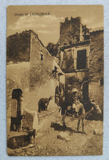 cartolina messina castelmola animata inizi 900 formato piccolo