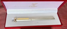 PENNA MUST DE CARTIER TRINITY A SFERA CON SCATOLA FUNZIONATE CON REFILL NUOVO