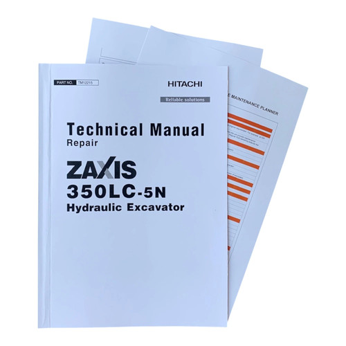 Hitachi zaxis 350lc manuale - zaxis,