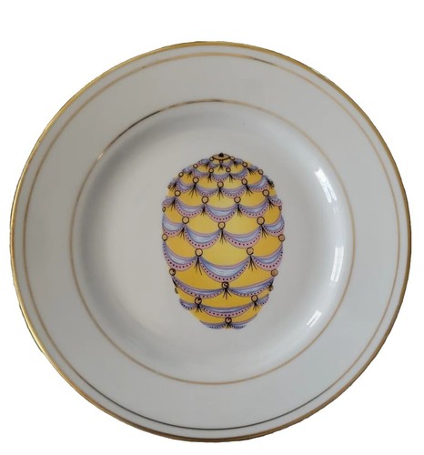 Vintage faberge egg plats - vintage, di