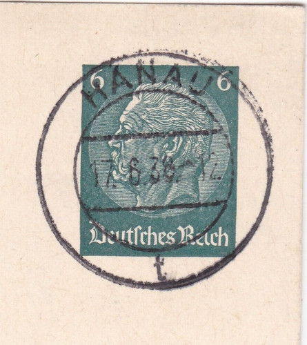 Francobollo postale hanau - francobollo,