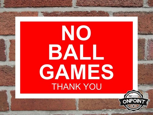 Insegna giochi ball - insegna, no