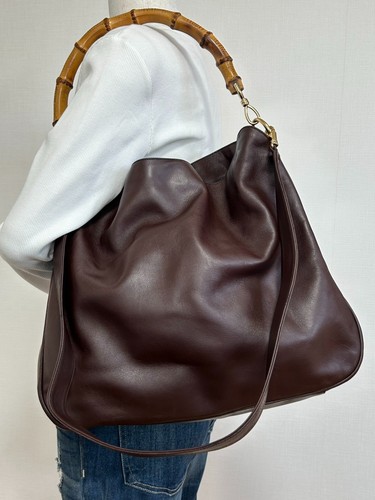 Borsa mano gucci bambù - borsa,