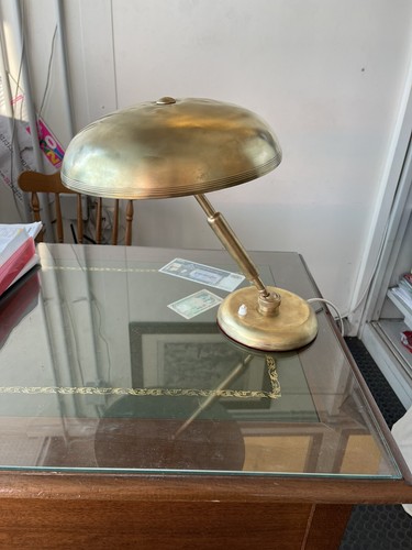 Lampada scrivania ottone - lampada, da