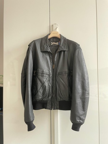 Giacca pelle schott vintage - in,