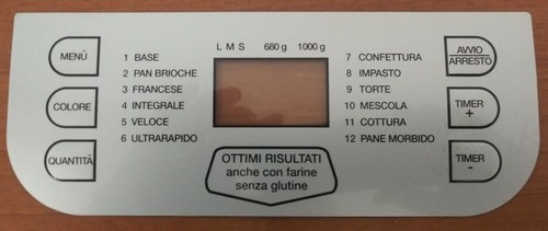 Mascherina frontale macchina - frontale,