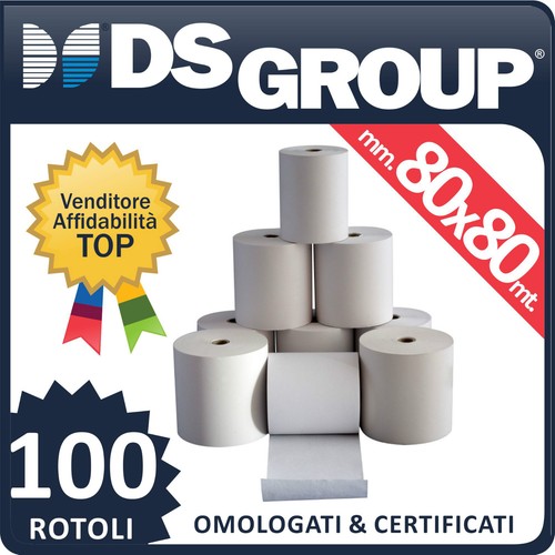100 rotoli termici 80x80 mt - rotoli,