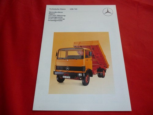 1983 mercedes lpk 709 - mercedes,