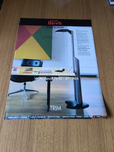 1995 artemide litech lampada - litech,