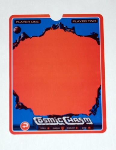 Vectrex cosmic chasm overlay - vectrex,