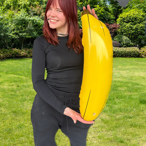 Banana gonfiabile gigante - banana,