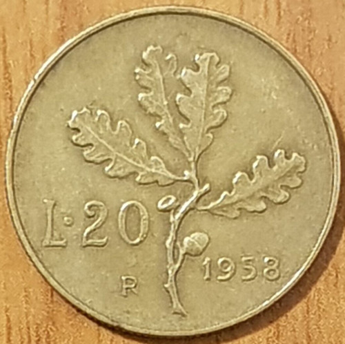 Italia moneta lire del - italia, da