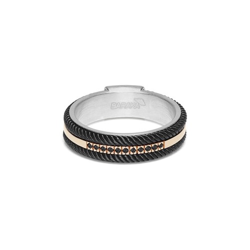 Baraka anello uomo oro rosa - anello,
