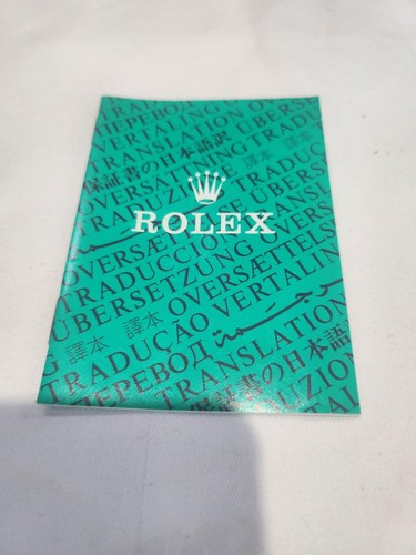 Libretto rolex traduttore - traduttore, anni