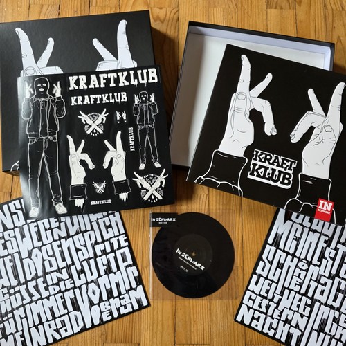 Kraftklub schwarz box - schwarz, /