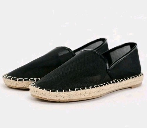 Zara espadrillas rete nere - zara,